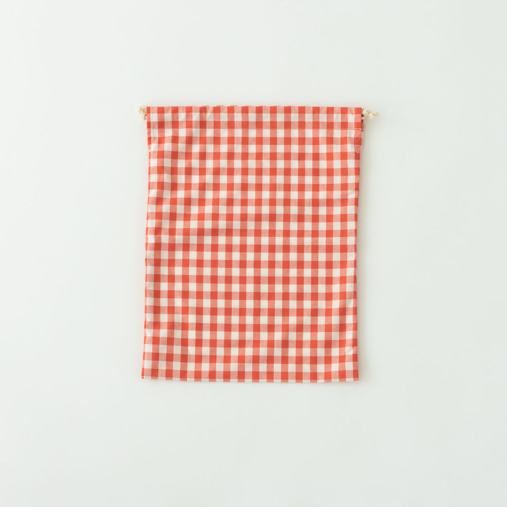 CINQ 巾着 ギンガムチェック