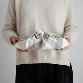 F/style 亀田縞の弁当包み(太縞)