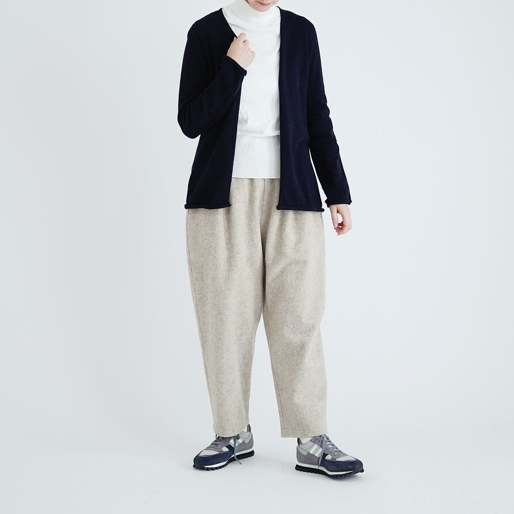 F/style ホールガーメントの綿麻ニット カーディガン・長袖