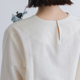 F/style 亀田縞のブラウス