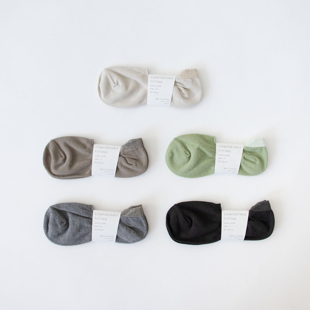 F/style 脱げにくくしめつけない、カバーソックス