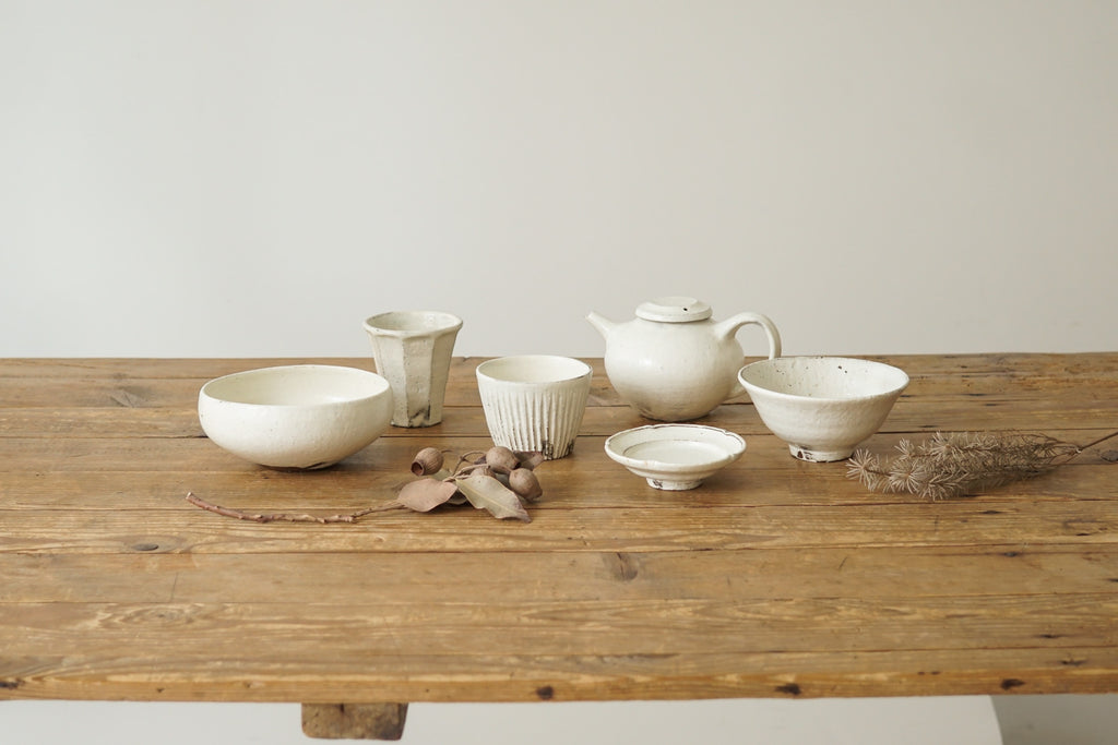 小山乃文彦 粉引 飯碗