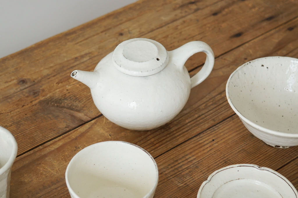 小山乃文彦 粉引 ポット