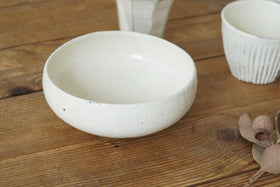 小山乃文彦 粉引 丸鉢