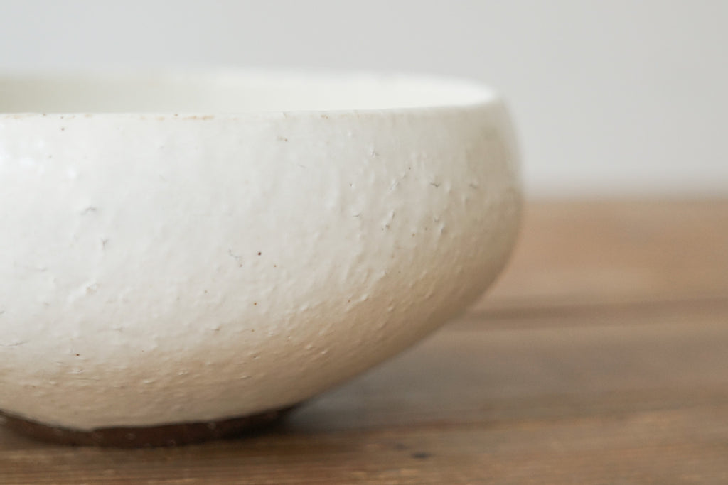 小山乃文彦 粉引 丸鉢