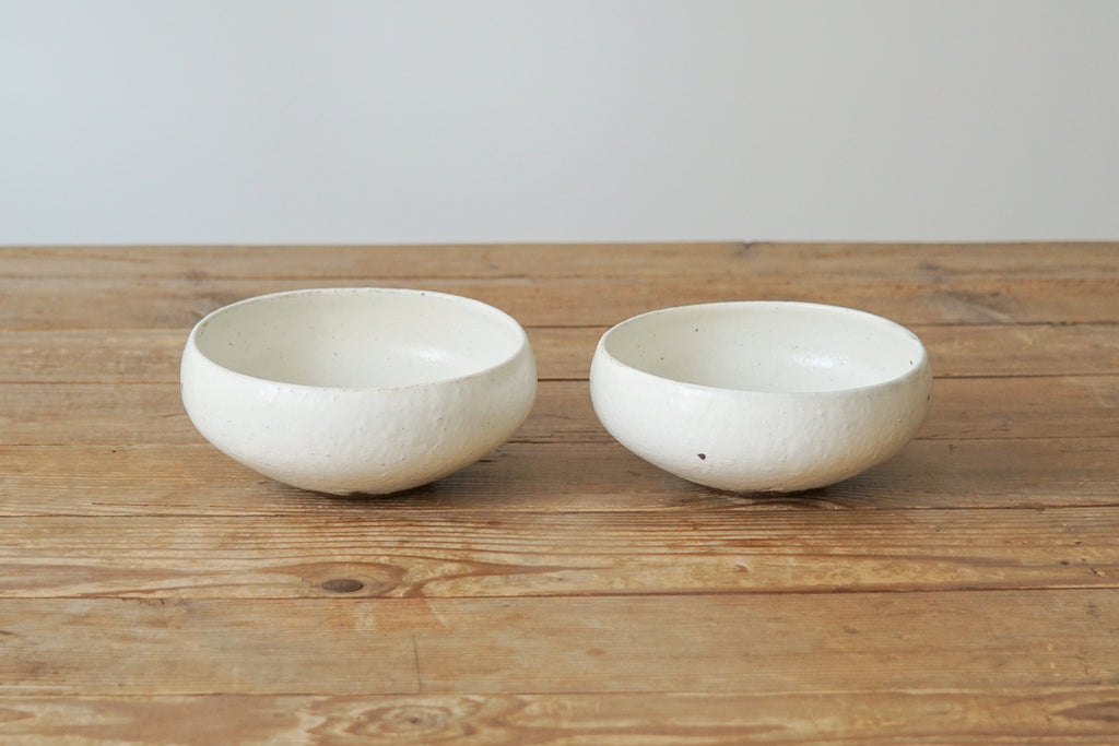 小山乃文彦 粉引 丸鉢