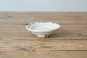 小山乃文彦 粉引 輪花小皿