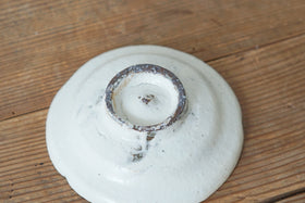 小山乃文彦 粉引 輪花小皿