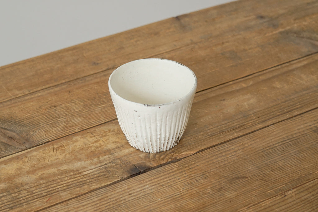 小山乃文彦 粉引 鎬そばちょこ