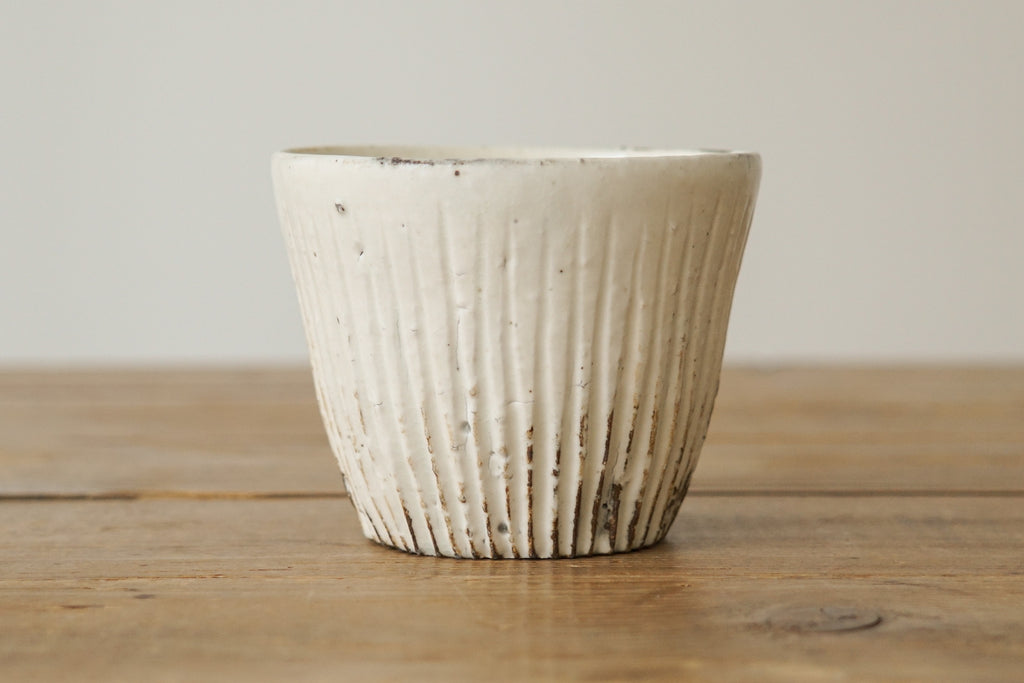 小山乃文彦 粉引 鎬そばちょこ