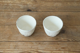 小山乃文彦 粉引 鎬そばちょこ