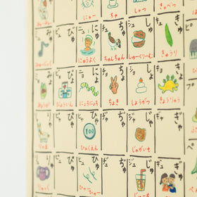 山元かえ あいうえお表2(濁音・半濁音・拗音)