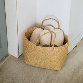 水草かごバッグ