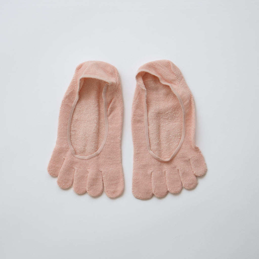 Glück und Gute 五本指 「足の肌着」絹と綿 フットカバー