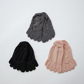 Glück und Gute 五本指 「足の肌着」絹と綿 フットカバー