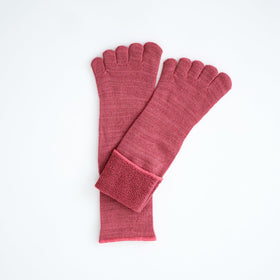 Glück und Gute 五本指「足の肌着」絹と綿 organic cotton