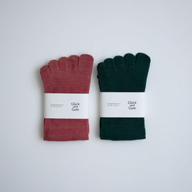 Glück und Gute 五本指「足の肌着」絹と綿 petta