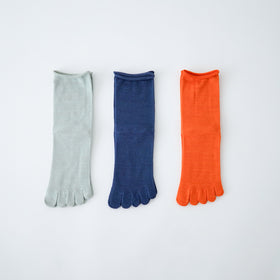 Glück und Gute 五本指「足の肌着」絹と綿 petta