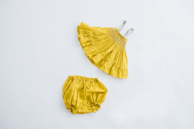 トントンちくちく スモッキングドレス&ブルマー