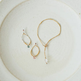 曉 ater トルマリンリング ブルー