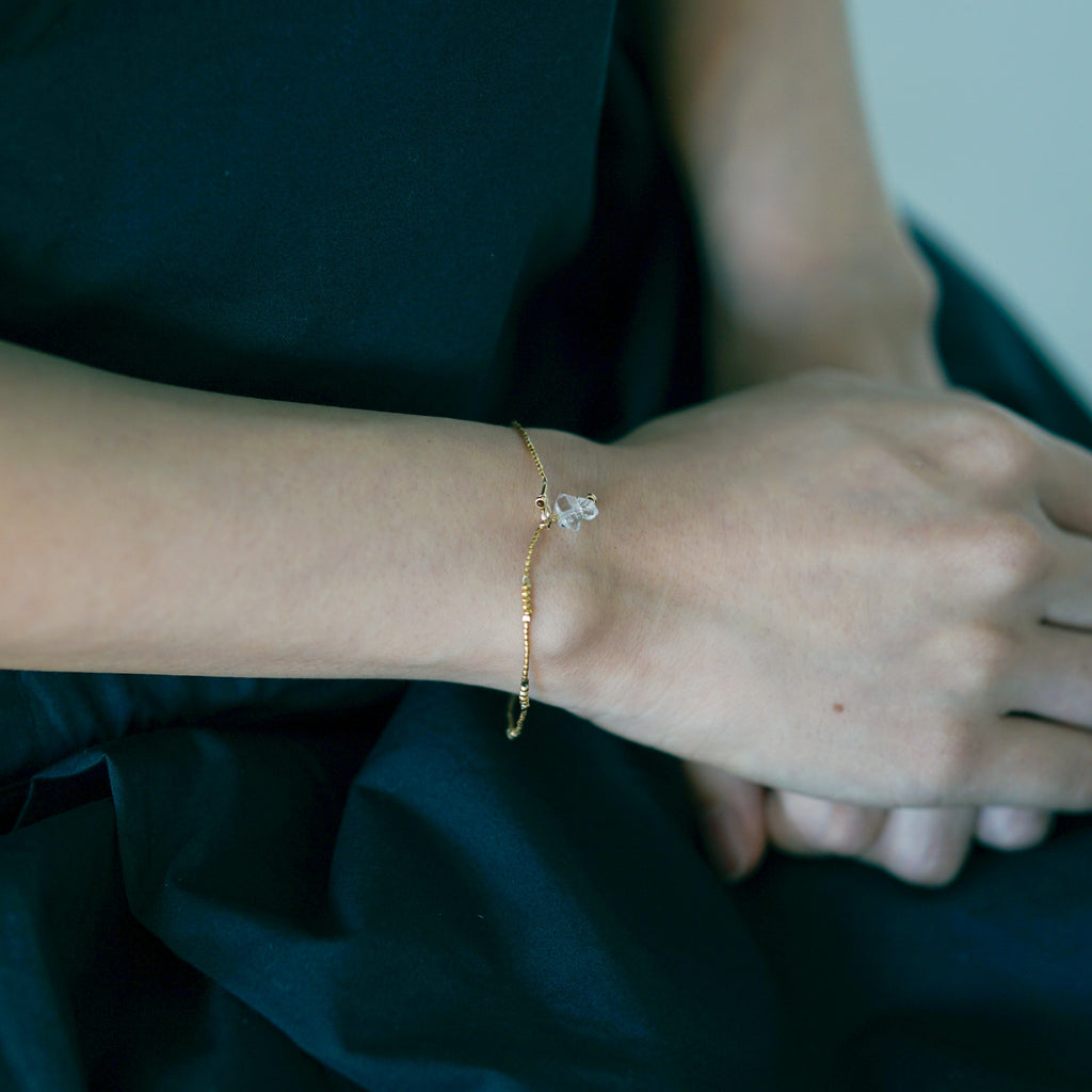 曉 ater ハーキマー ブレスレット