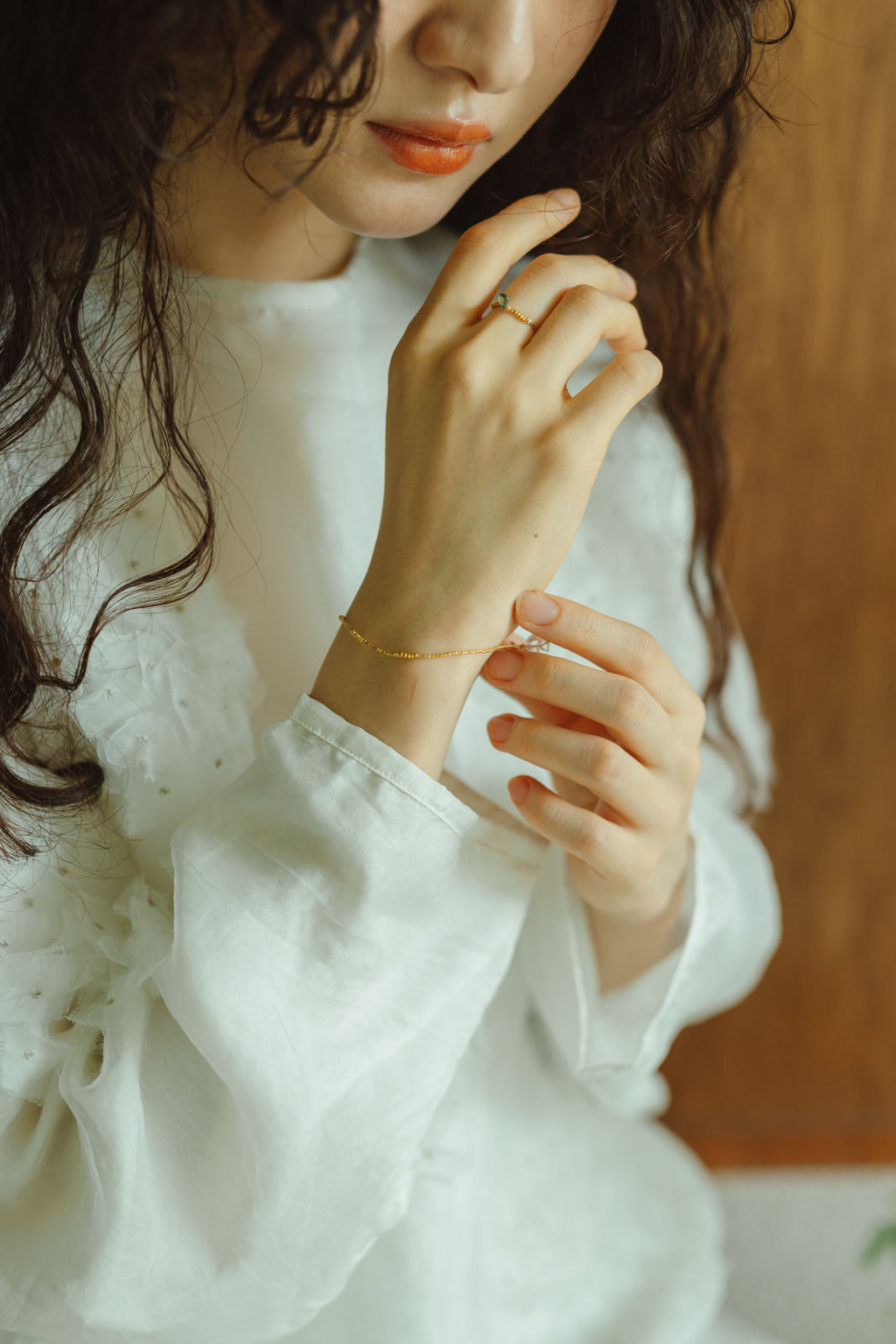 曉 ater トルマリンリング ブルー