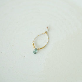 曉 ater トルマリンリング ブルー