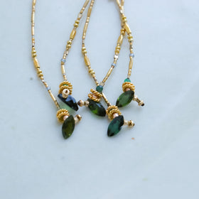 曉 ater アミュレット ブレスレット グリーン