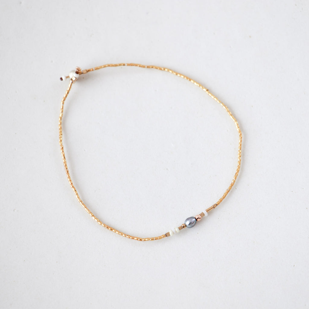 曉 ater タヒチ シルバー ブレスレット