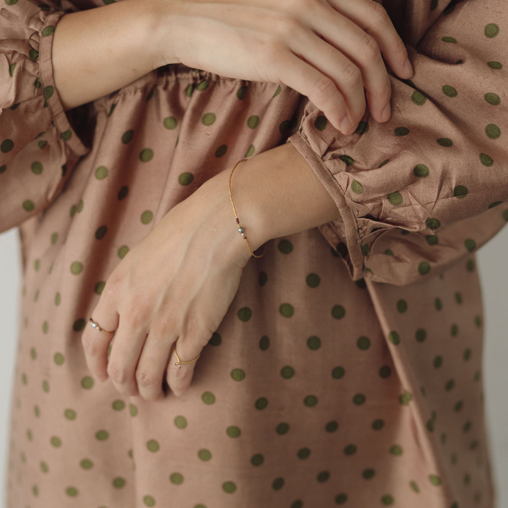 曉 ater K10 ピンクゴールド ピンキーリング