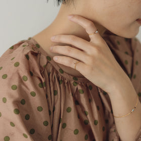 曉 ater K10 ピンクゴールド ピンキーリング