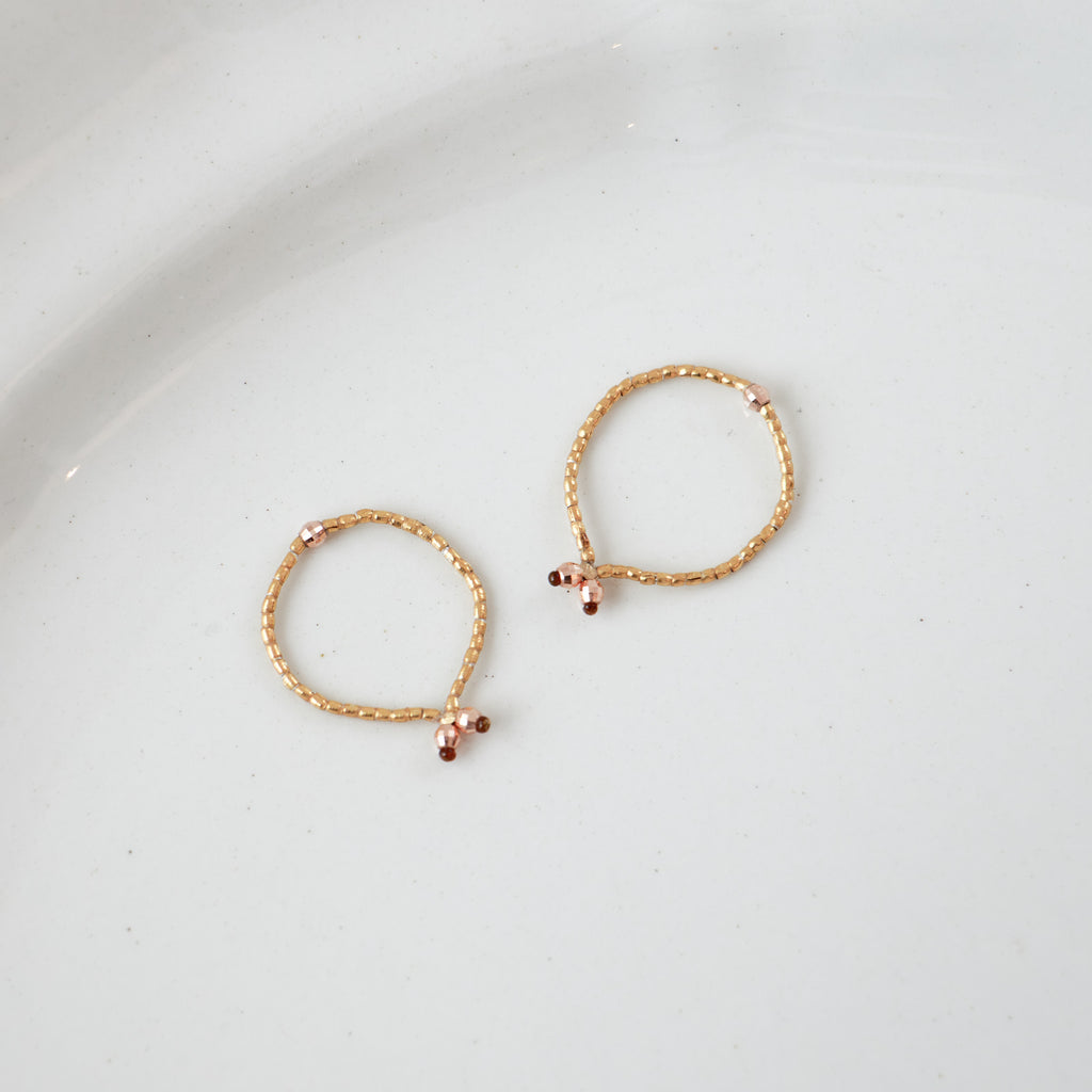 曉 ater K10 ピンクゴールド ピンキーリング