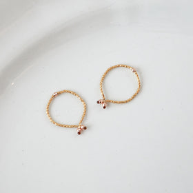 曉 ater K10 ピンクゴールド ピンキーリング