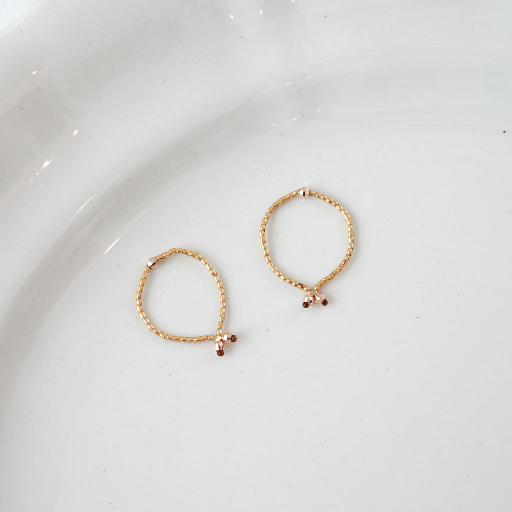 曉 ater K10 ピンクゴールド ピンキーリング