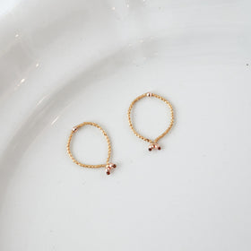 曉 ater K10 ピンクゴールド ピンキーリング