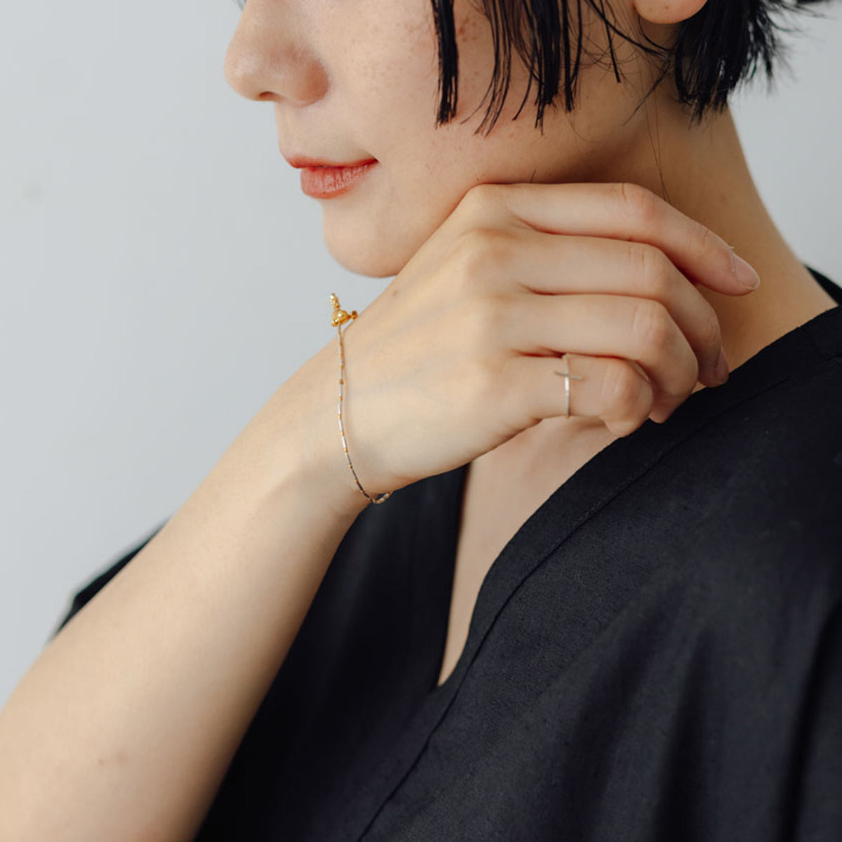 曉 ater K18YG × karen silver bracelet ｜くらすこと公式オンラインストア