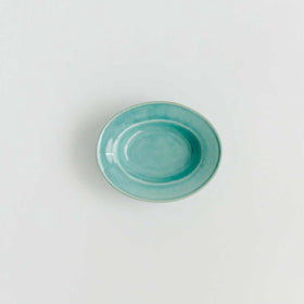 Awabi ware 楕円小皿