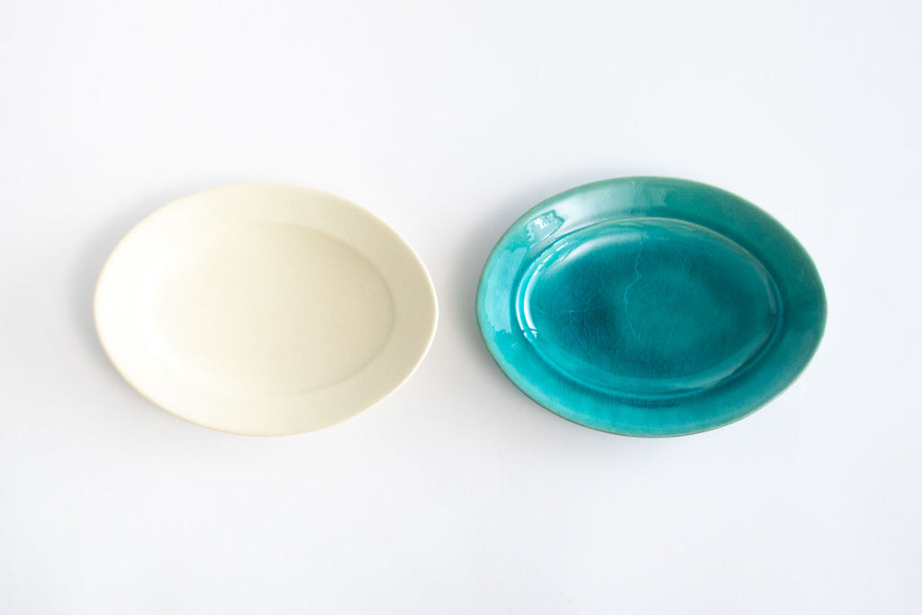 Awabi ware オーバル皿 M