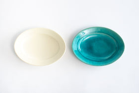 Awabi ware オーバル皿 M