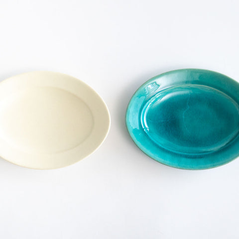 Awabi ware オーバル皿 M