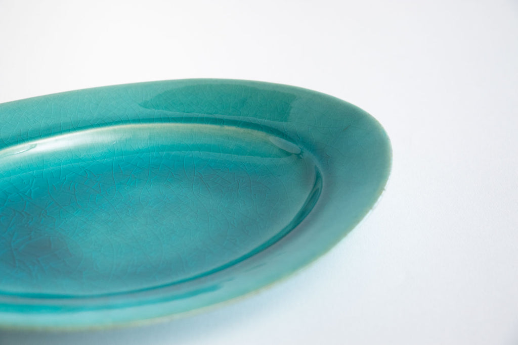 Awabi ware オーバル皿 M