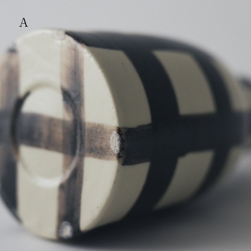 CANASA フラワーベース 格子柄