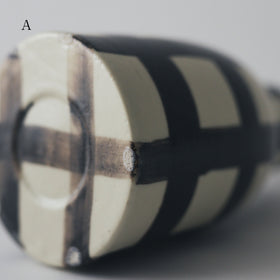 CANASA フラワーベース 格子柄