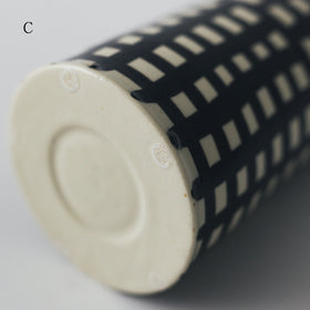 CANASA フラワーベース 格子柄