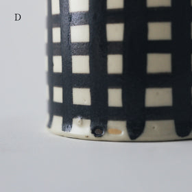 CANASA フラワーベース 格子柄