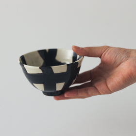 CANASA 飯茶碗 格子柄