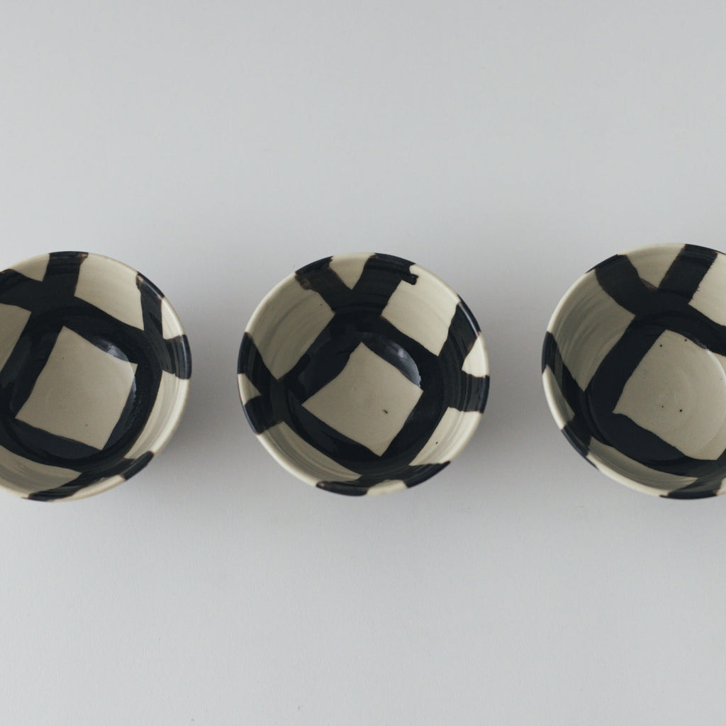 CANASA 飯茶碗 格子柄