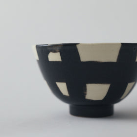 CANASA 飯茶碗 格子柄