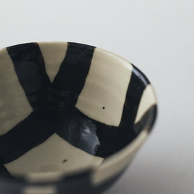 CANASA 飯茶碗 格子柄