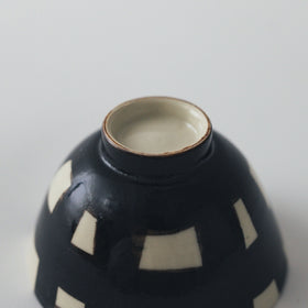 CANASA 飯茶碗 格子柄